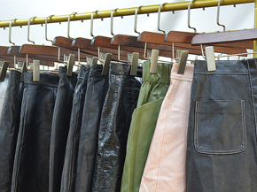 Second-hand Ladies PU Leather Skirt wholesale